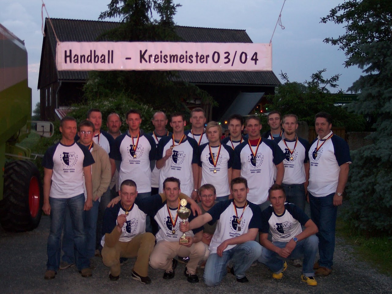 Handball Meisterfeier 2004
